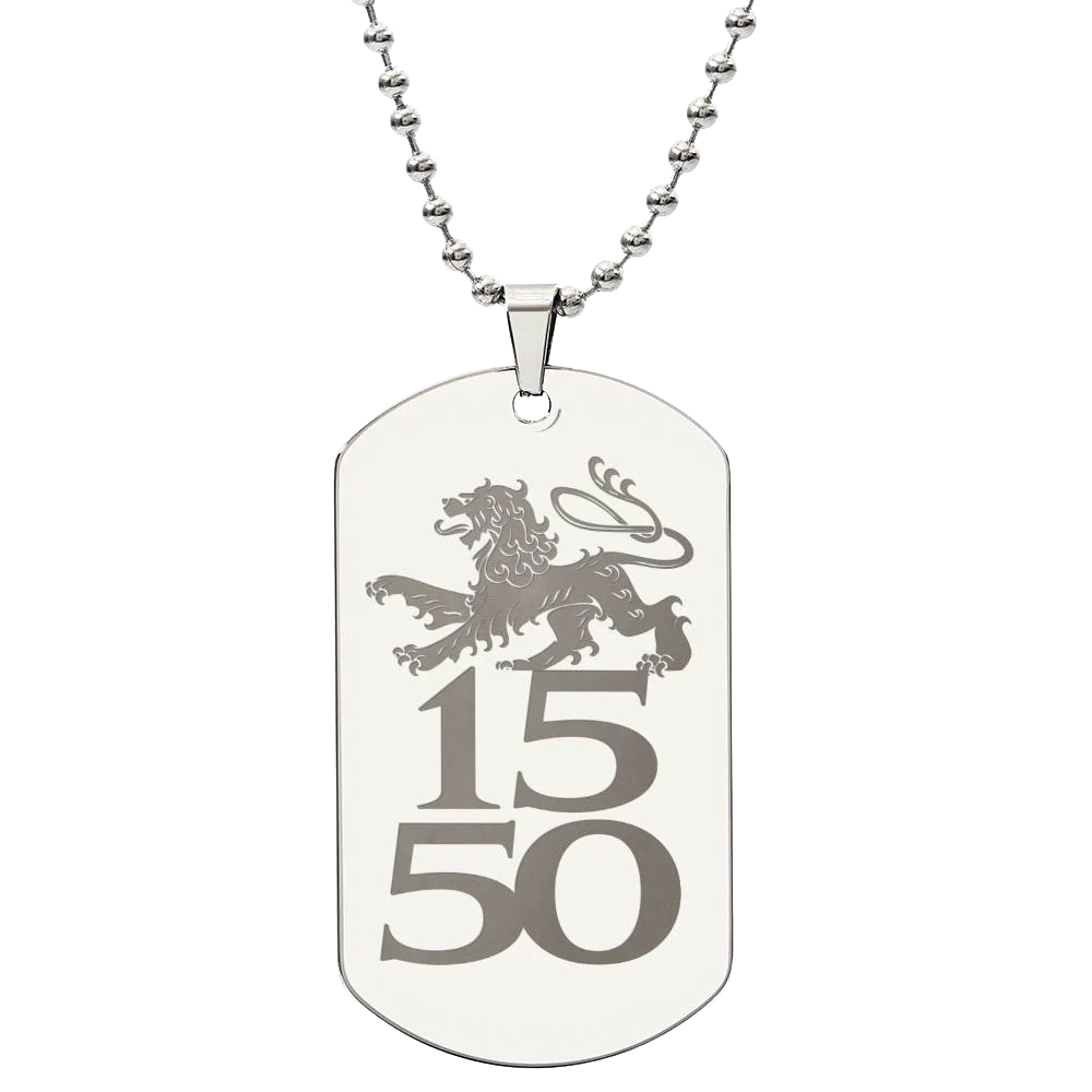MDL LION DOG TAG NECKLACE
