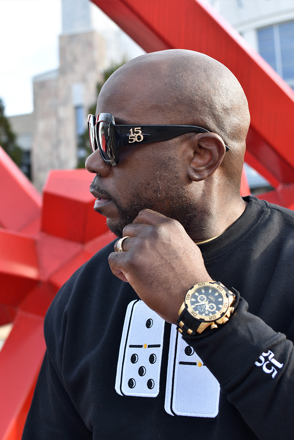 1550 LUCKY OVERSIZED SUNGLASSES