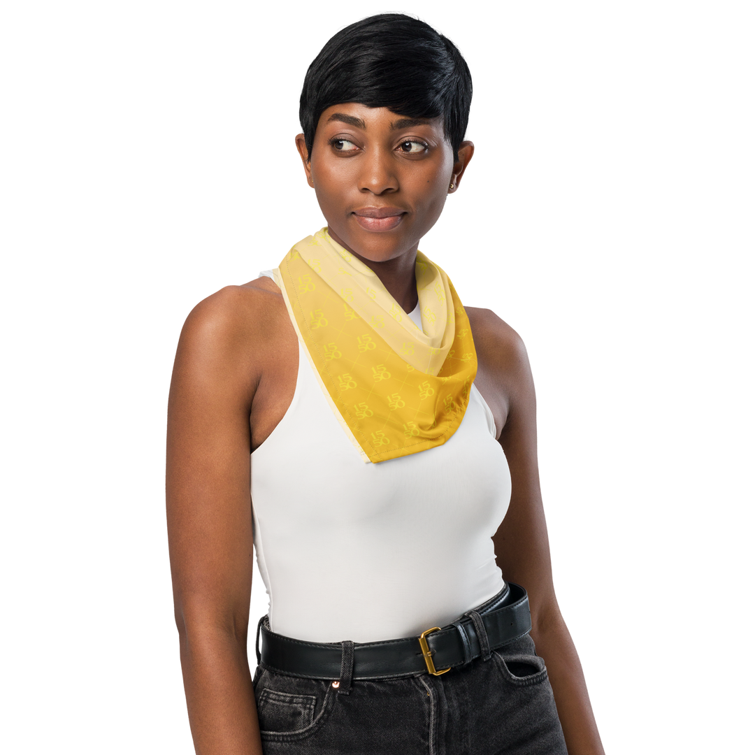SUNRISE MONOGRAM SCARF