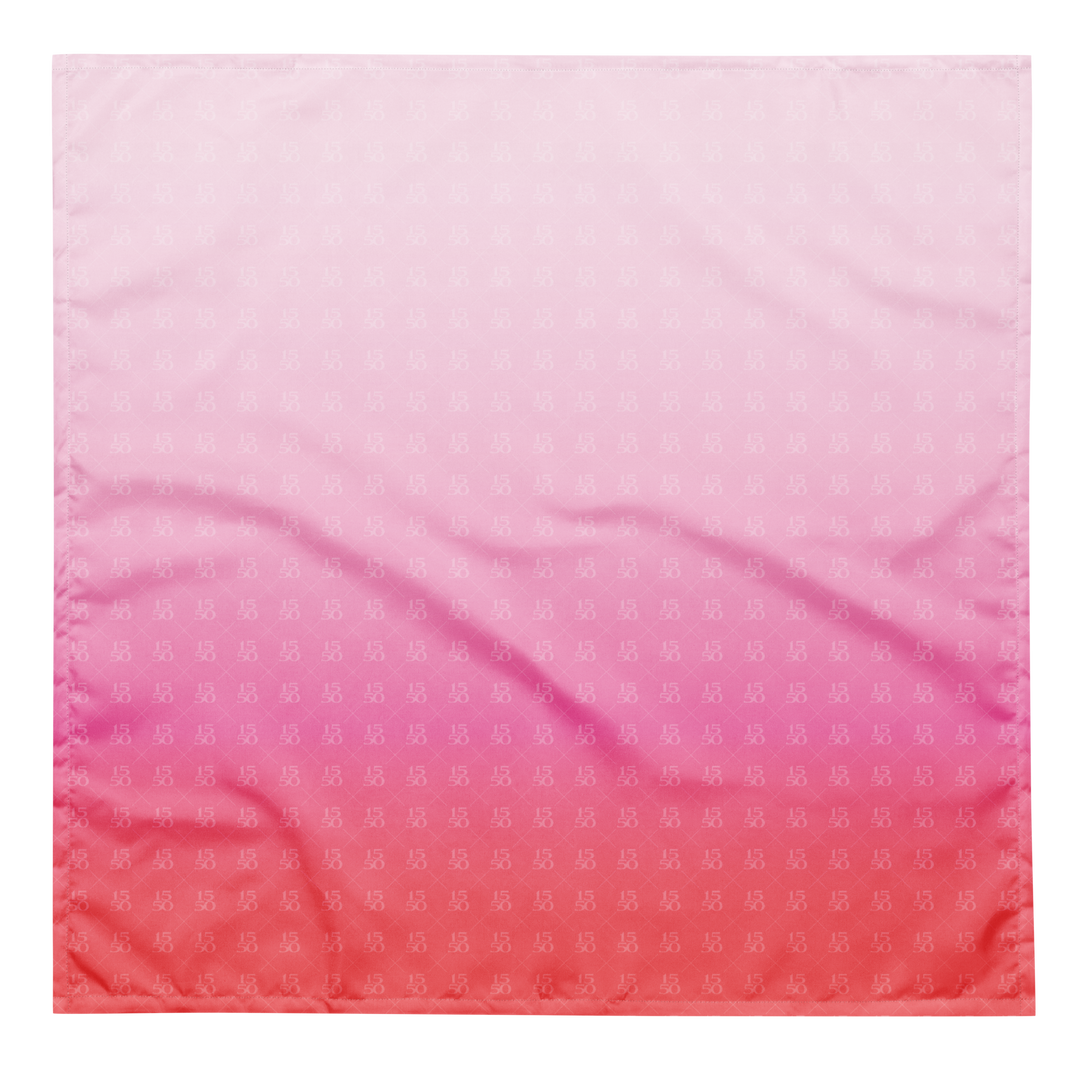 SUNSET MONOGRAM SCARF