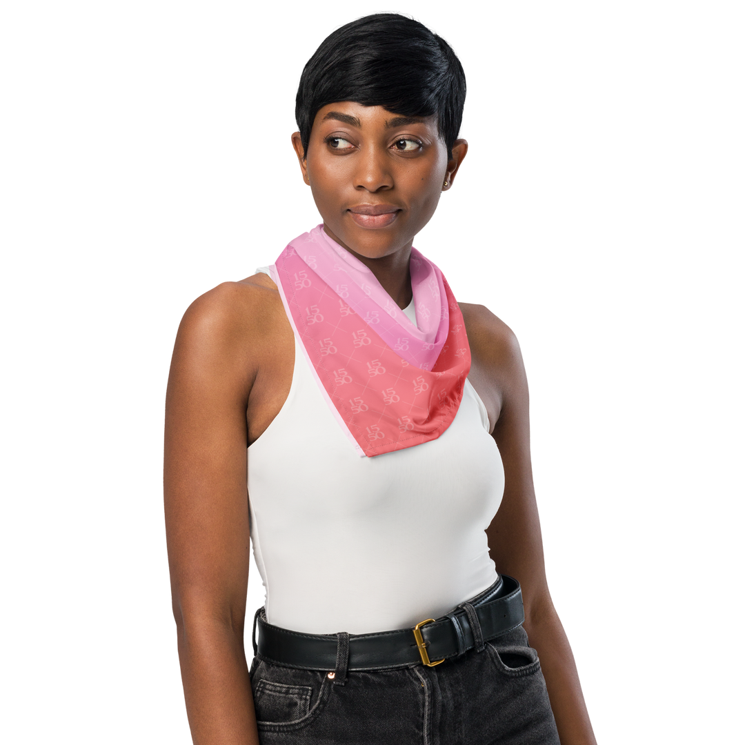 SUNSET MONOGRAM SCARF