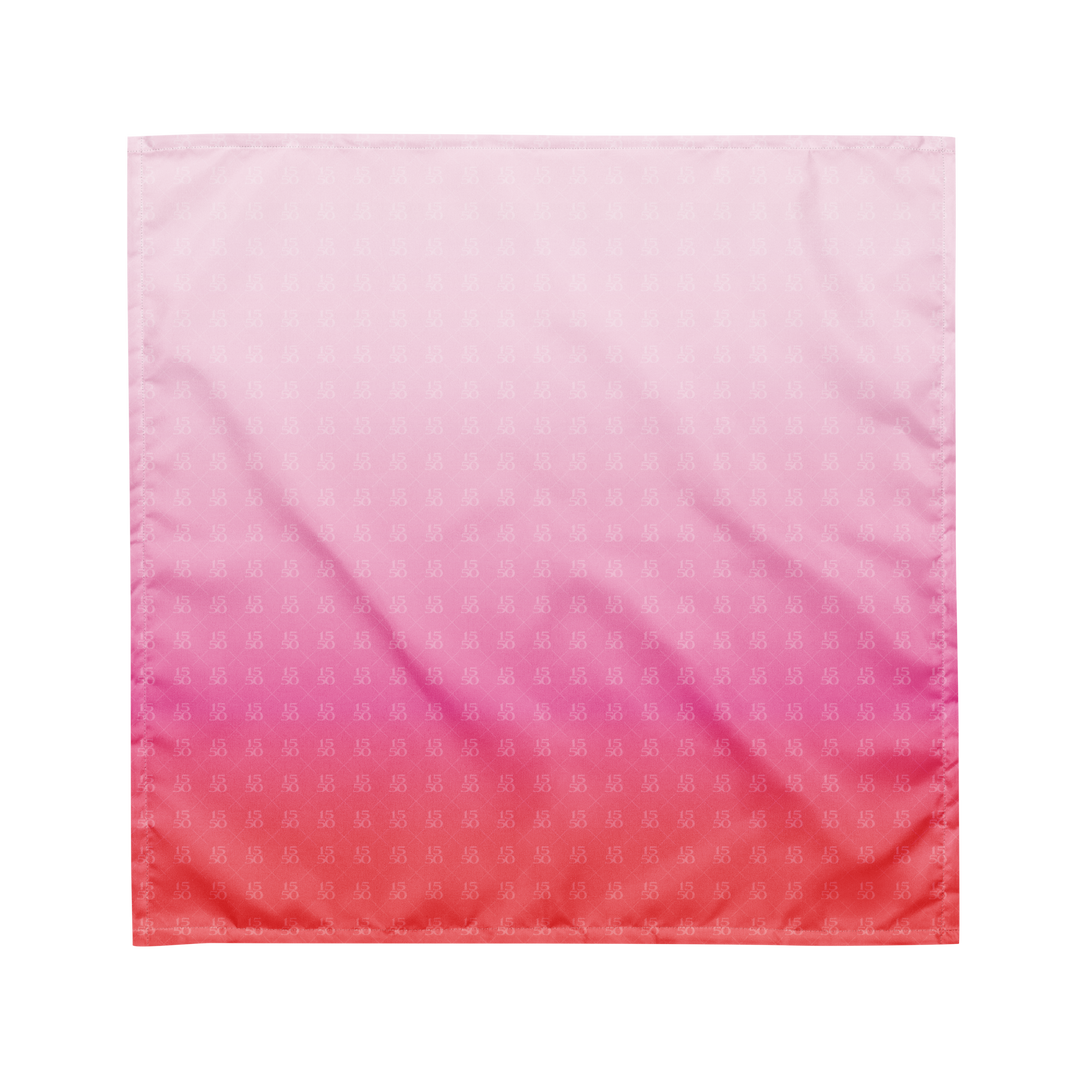 SUNSET MONOGRAM SCARF