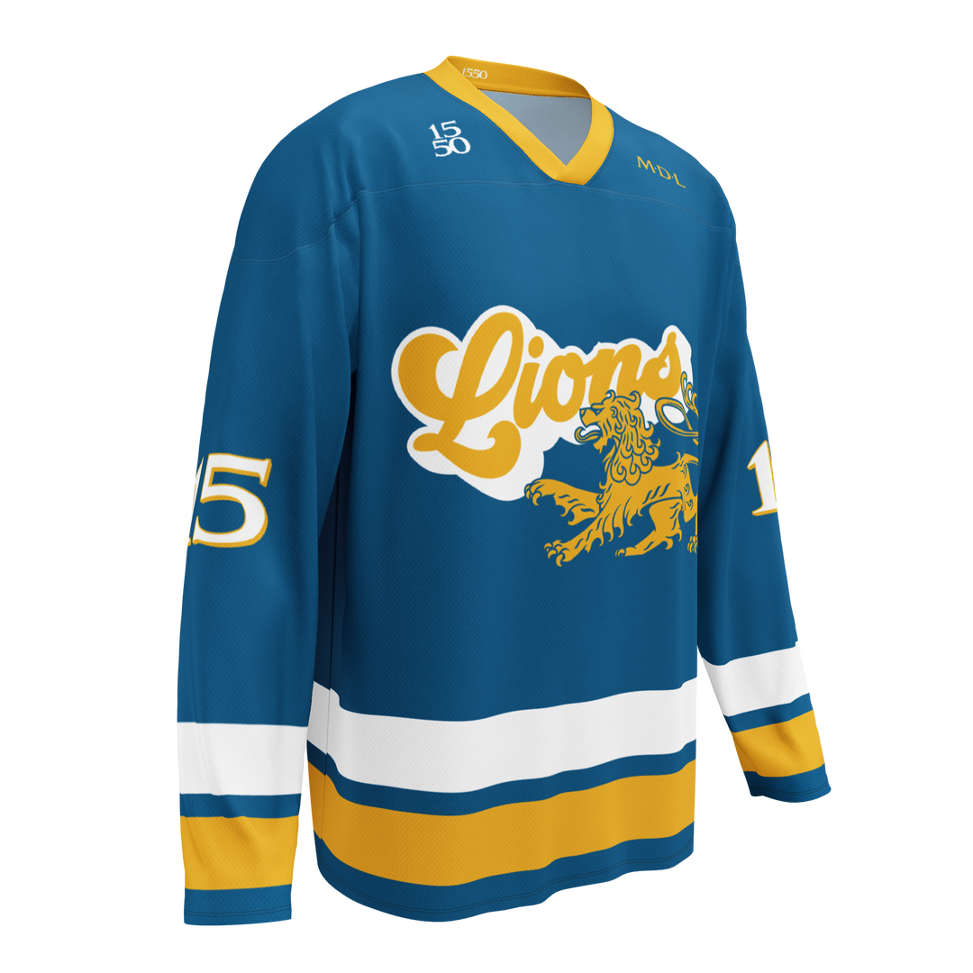 MDL LIONS HOCKEY JERSEY