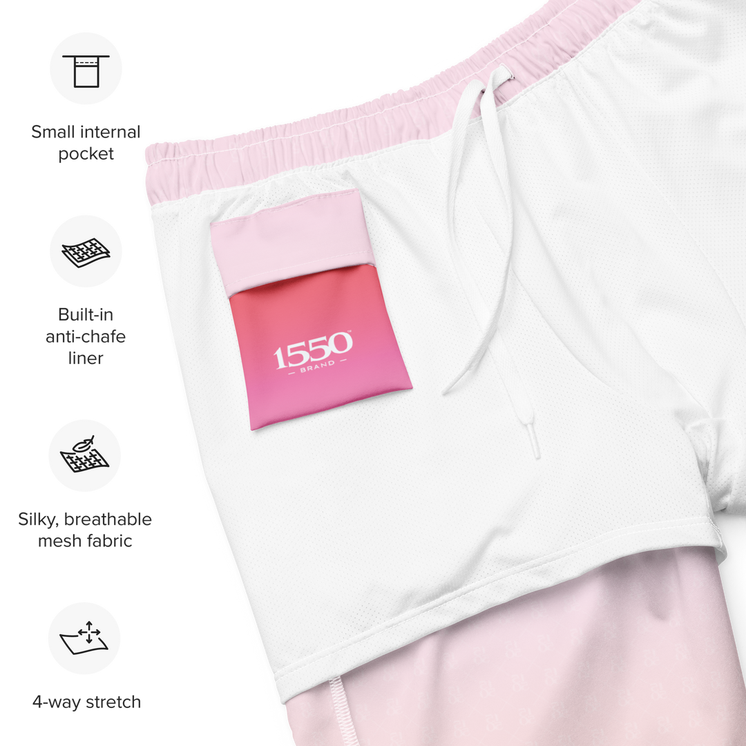 SUNSET MONOGRAM SWIM TRUNKS
