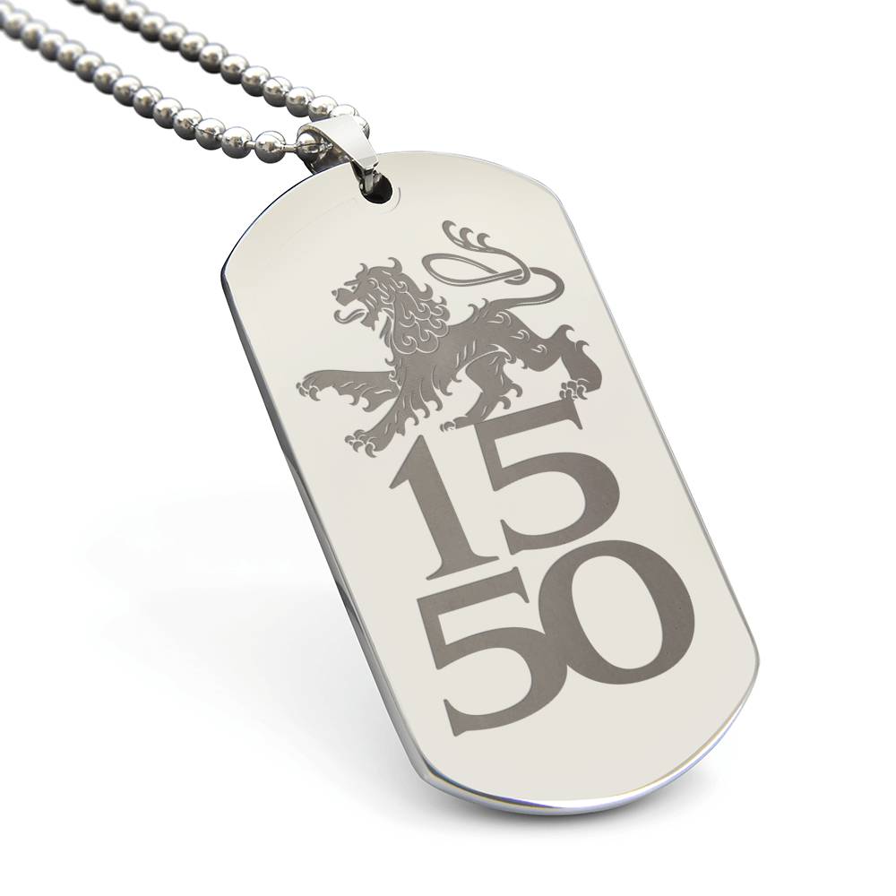 MDL LION DOG TAG NECKLACE