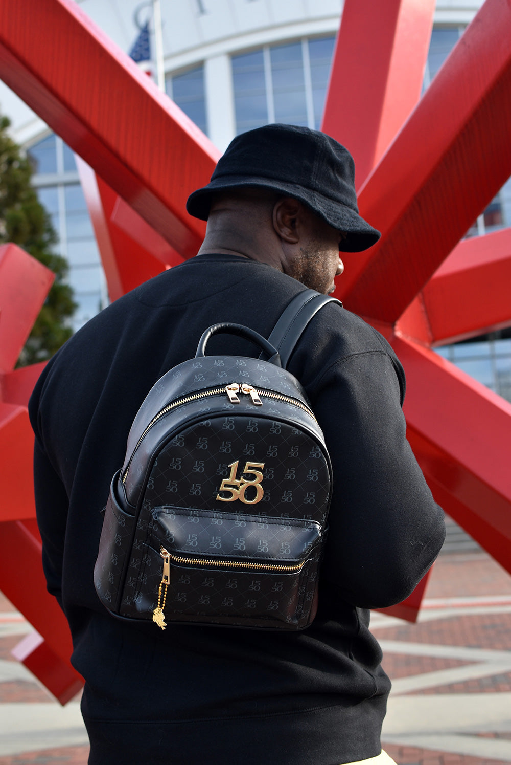 MDL MONOGRAM PRINT BACKPACK