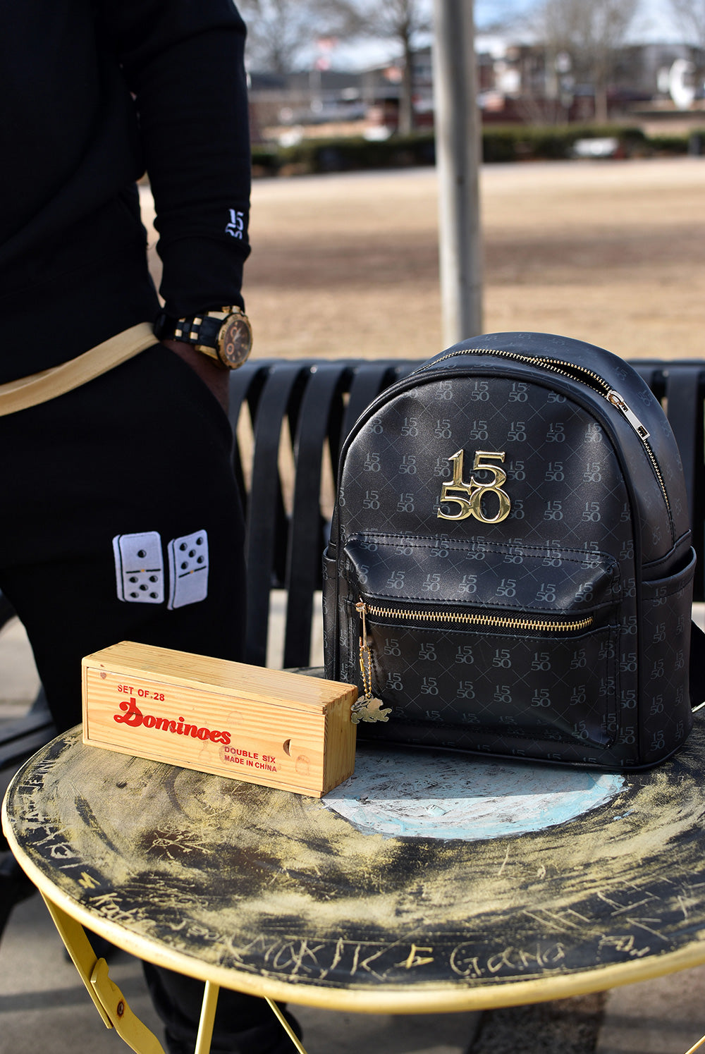 MDL MONOGRAM PRINT BACKPACK