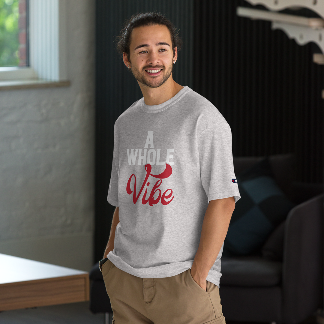 A WHOLE VIBE CHAMPION TEE