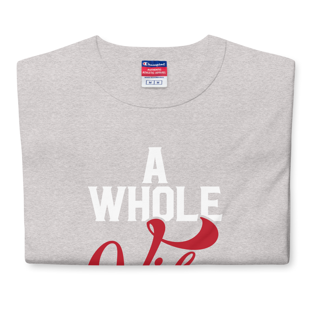 A WHOLE VIBE CHAMPION TEE