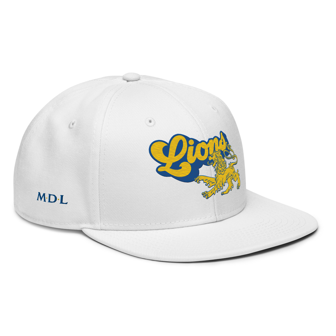 MDL LIONS SNAPBACK HAT