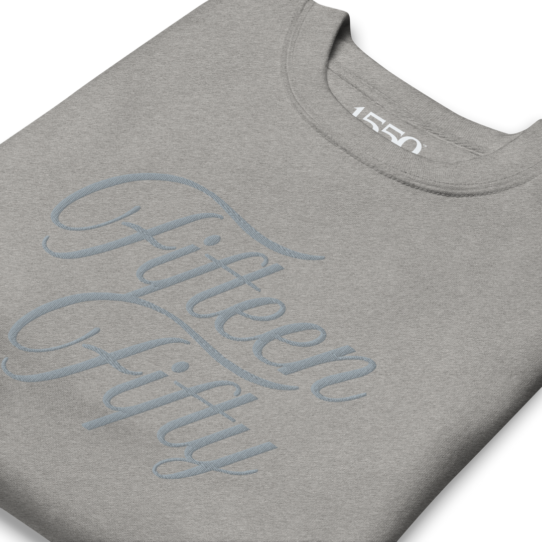 SCRIPTED MONOTONE SWEATSHIRT