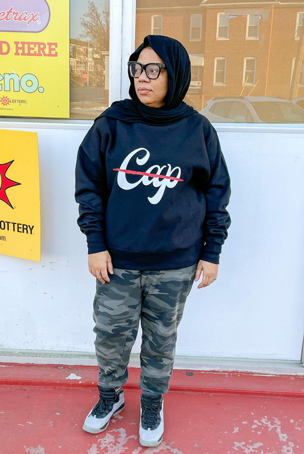 NO CAP CHAMPION SWEATSHIRT