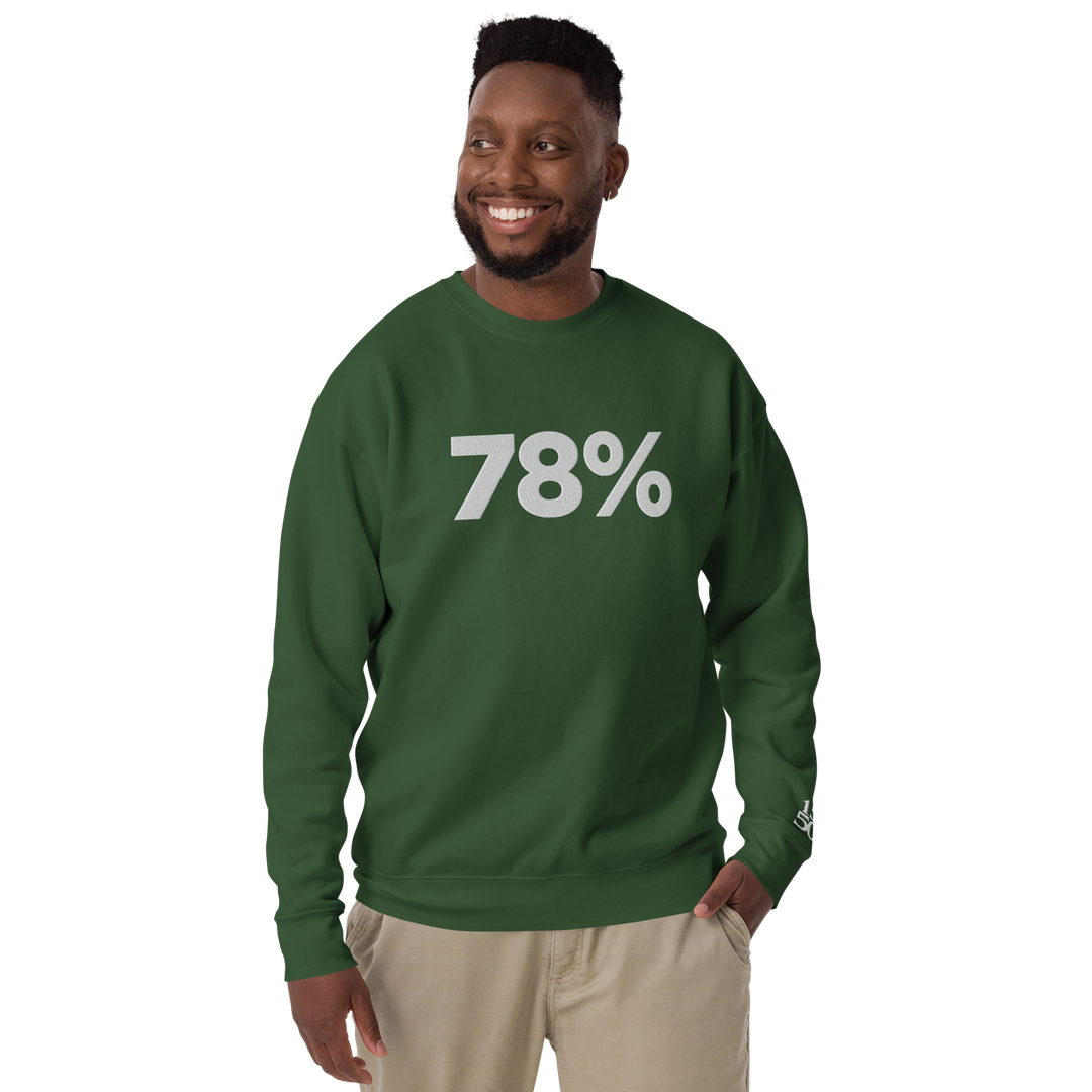 78% Embroidered Sweatshirt