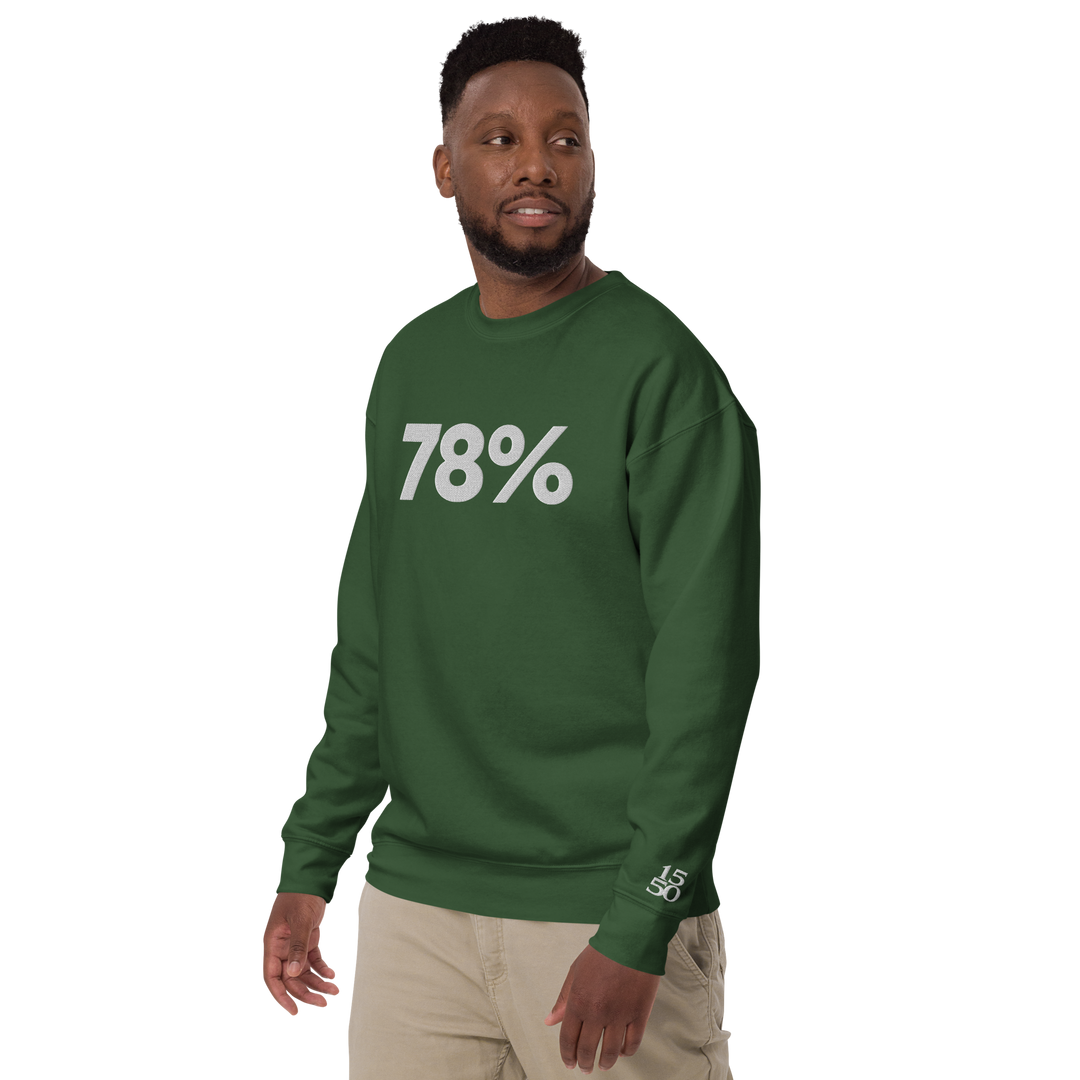 78% Embroidered Sweatshirt